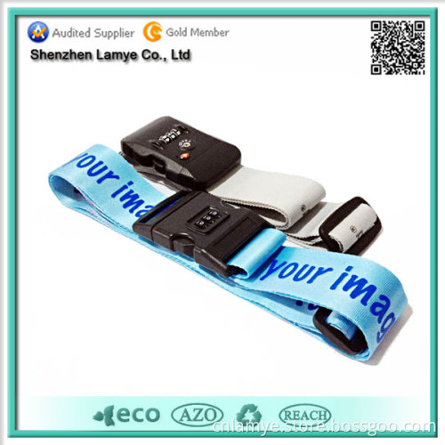Travel Luggage Strap with 3-Dial Combination Lock for Suitcase